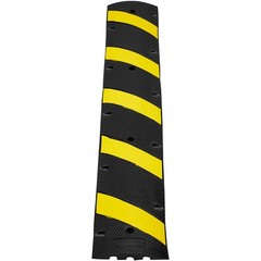 VEVOR 72“ Rubber Speed Bump 2 Channel 22000 lbs Load Heavy Duty Speed Hump