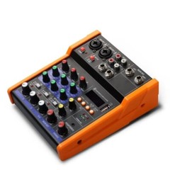 4 Channel Console Audio Amplifier Karaoke Dynamic Condenser Wireless Microphone