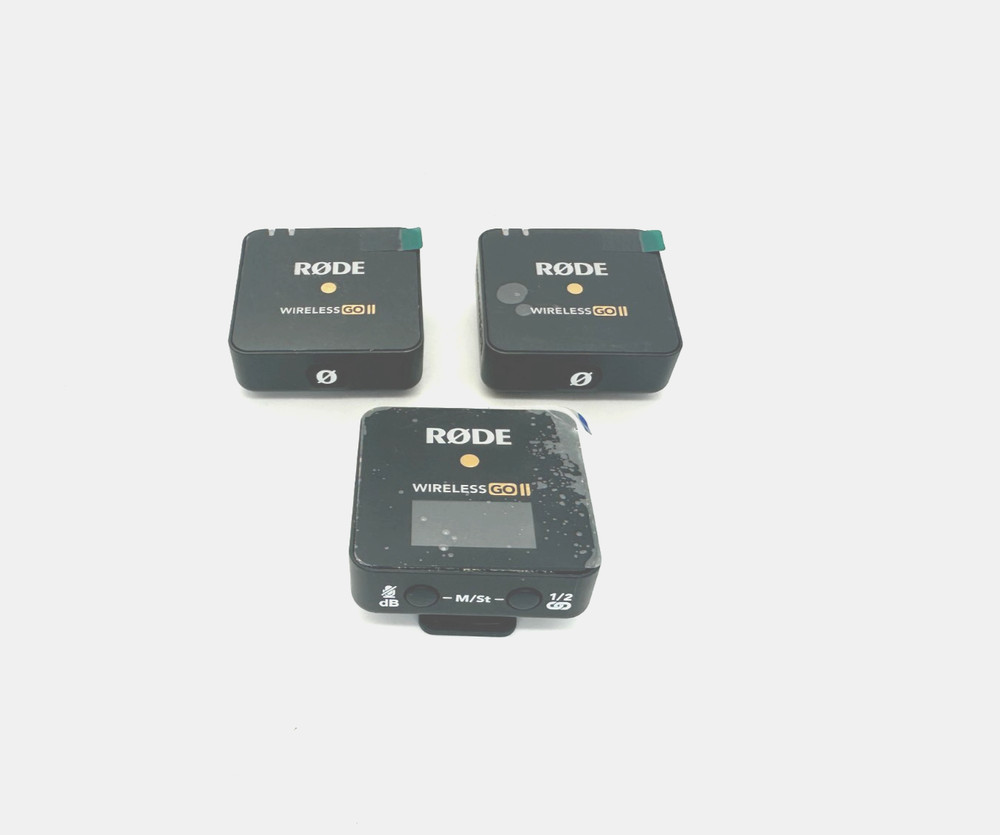 RØDE Wireless GO II Set – 2x Transmitters + 1x Receiver – Refurbished, Tested