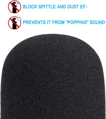 Podmic Pop Filter Foam Cover – Mic Windscreen Wind Cover Customized for Rode Pod