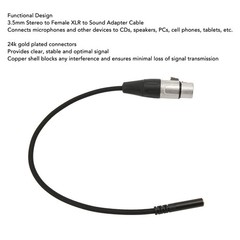 Microphone Sound Cable Excellent Clarity For Recording Devices Easy To Use