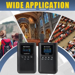 Retekess TT125 Tour Guide System Audio Assisted Listening Transmitter/Receivers