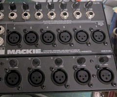 Mackie CR-1604 16 Channel Mic/Line Mixer & XLR10 Mic Input Expander (Powers On)