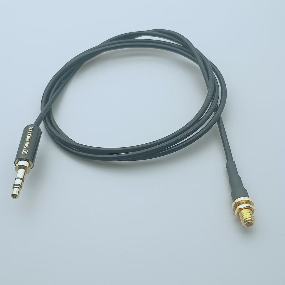 3.5mm TRS 1/8 to microdot jack cable for Wireless Audio Aux Transmitter Receiver