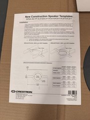 Crestron Speaker Templates SPKA-NCTP-IC410/IC411/IC610/IC611/IC810/IC811