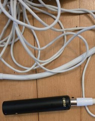 CAD CM-100W Hanging Choir Condenser Microphone White 30′ Long Tested