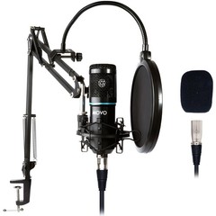 Movo PodPak Podcast Equipment Bundle with XLR Condenser Microphone, Articulating
