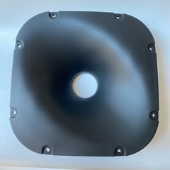 9.5″ x 9.5″ Square 2″ Bolt-On Heavy Duty ABS Horn For Assorted 2″ Exit Drivers