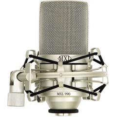 MXL 990 Large-Diaphragm Condenser Mic Bundle with Pop Filter & XLR Cable