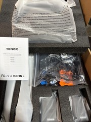 NEW – Open Box -TONOR WIRELESS MIC SYSTEM UHF SET 2 BODYPACK 2 LAPEL 2 EAR TW362