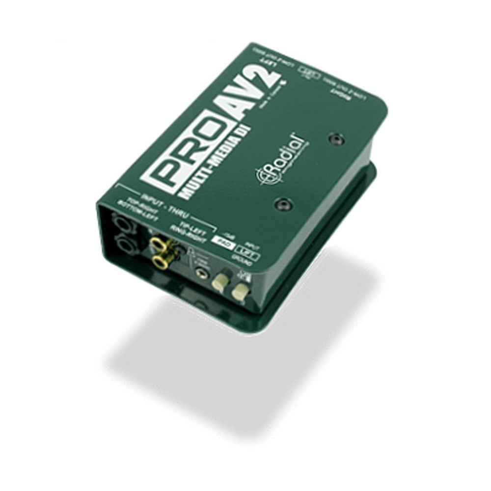 Radial Engineering ProAV2 Stereo Direct Box Green