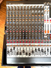 Behringer XENYX XL2400 24 Input 4 Bus Live Mixer Mounted In 1/2 Case Removable