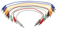Hosa CSS-845 1/4″ TRS Male Patch Cable 8-pack – 1.5′ (Various Colors)