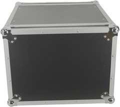 8U Space Amp Rack Mount ATA Flight Case 19″ Depth Audio Road Case Gear