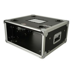 Prox 4 Space ATA Rack Road Case 14″ deep w/ retractable Slidings lids