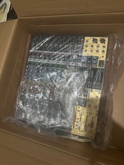 TASCAM MODEL16 Mixer to Increase / Decrease Bass, Treble, and Add Effects.