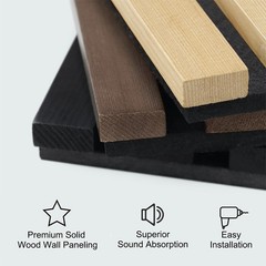 4PCS 195×125mm Polyester Fiber Acoustic Panels,Reverb-Free Decor for Recor