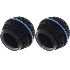 2 Pack Metal Head Mesh RK265G Microphone Grille Cover for Shure Beta58A Black
