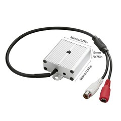HiFi Low Noise Microphone Aluminum Shell with Extension Cable High-sensitivity