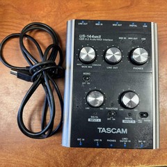 Tascam US144MKII USB 2.0 Audio MIDI Interface Bus-powered – TESTED