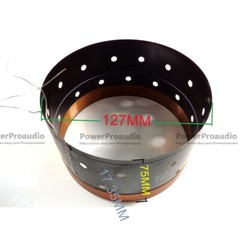 127MM Speaker Voice Coil Subwoofer Woofer Sound IN/OUT Square Wire
