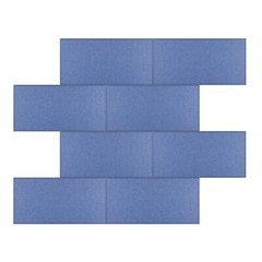 DIYDES.AJ Sound Insulation Panel 22″x11″x0.48“ Soundproof 4 Pcs (Sky Blue)