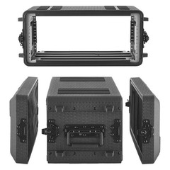 VEVOR 4U Rack Case, 12 in Depth, Rackmount Flight 4U- 8.7 Internal Depth