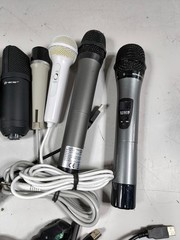 LOT OF 10 Various Brands & Models Microphone Used Working