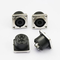 4PC For Speakon For Neutrik NL8MPR Loudspeaker Amplifier 8 Pole Panel Connector
