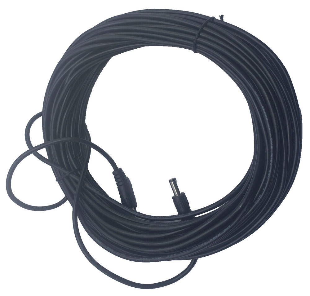 Power Extension Cable Conductor 22AWG VW-1 300V 2 Male Connector ✅