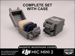 DJI Mic Mini 2 Magnetic Cover Plates with No Logo – 7 Colors