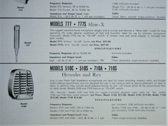 Vintage 1950’s G.E CR88B / Shure 410 Controlled Reluctance microphone Hi Z harp