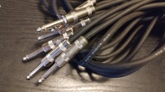 VTG Low Noise Instrument Cable (3) Cables 20 Ft. 1/4 Inch Male To Male