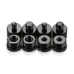 8* Mic Stand Thread Adapter Kit 5/8 Female To 3/8 Male 5/8 Female To 1/4 Male