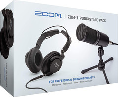 ZDM-1 Podcast Mic Pack Includes Dynamic Microphone, High-Quality Headphones, Tri