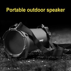 Portable High-Volume Stereo Speaker | USB/AUX Input, Strap & Mic Outdoor Travel
