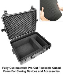 CM Waterproof Hard Case with Customizable Foam Fits Items up to 18″ x 11″ x 6″