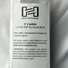 Hosa YPP-118 | TRS to Dual TRS Stereo Splitter Cable