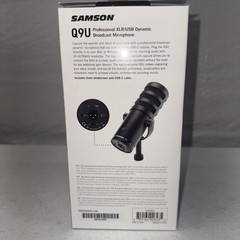 Samson (Q9U) Professional Broadcast Microphone, XLR/USB Dynamic