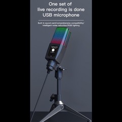 High Sensitivity Professional Dynamic Microphone for Streaming Computer