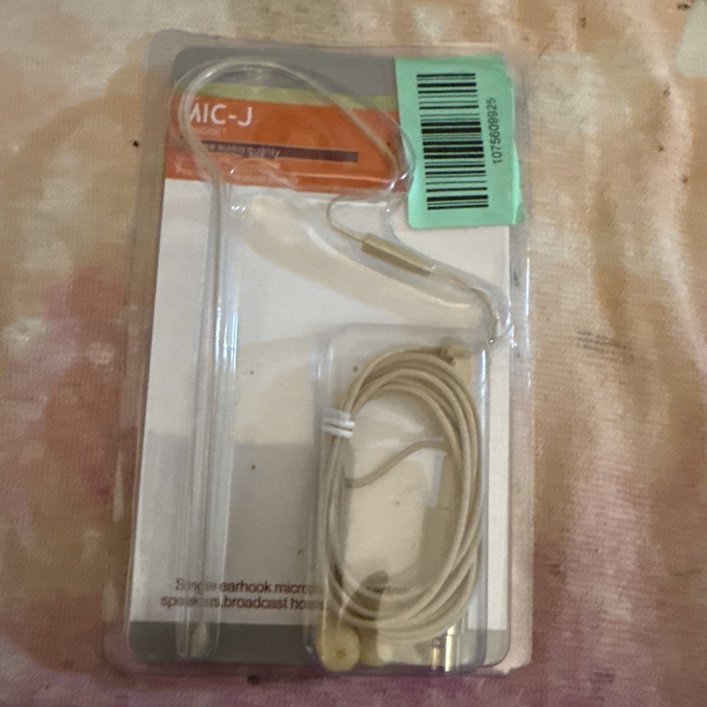 J K Pro Earhook Headset Headworn Microphone MIC-J 071S Compatible with Shure Wir