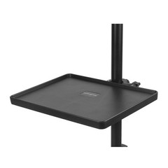 Secure Sound Card Tray with Phone Clip for Mic Stands & Selfie Light Stands