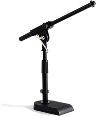 Adjustable Low-Profile Microphone Stand – Snare/Tom Bottom/Bass (Kick) Drum/Tab
