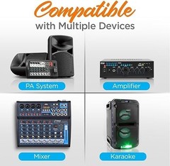 Sistema De Microfonos Inalambricos De Doble Frecuencia Para Karaoke Pro