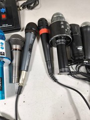 LOT OF 10 Various Brands & Models Microphone Used Working