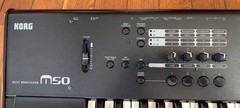 Korg M50 61-Key Music Workstation Synthesizer 100V Tested Mint w/ Case Adapter