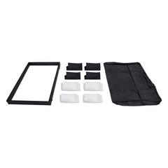 DJ Foldable Booth Panel Portable Facade Event Cover Screen Detachable w/ Bag