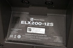 Electro-Voice (EV) ELX200-12S 12″ 1600W Passive Subwoofer CG011LP