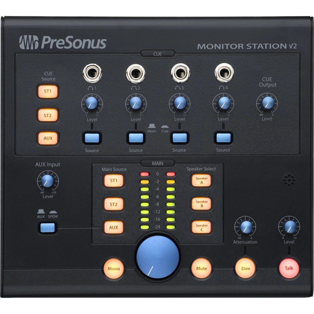 Presonus Monitor Station V2 Desktop Studio Control Center Version 2