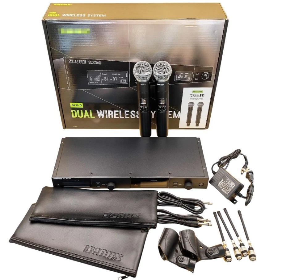 New SLXD4D/SM58 Dual Handheld Wireless Microphone System